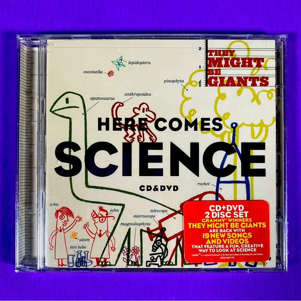 They Might Be Giants - ‘Here Comes Science’ CD + DVD-V New / Sealed Disney Sound